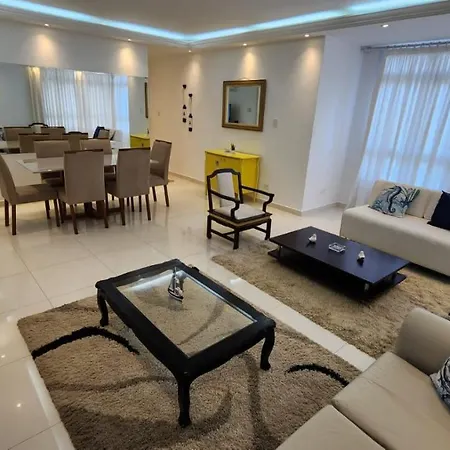 Apartamento Pe Na Areia Inteiro-4 Quartos 3 Cama Casal ,4 Camas Solteiro-3 Salas Cozinha Guarujá Exterior foto