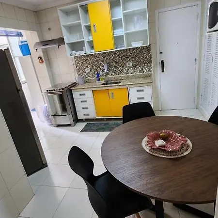 Apartamento Pe Na Areia Inteiro-4 Quartos 3 Cama Casal ,4 Camas Solteiro-3 Salas Cozinha Guarujá Exterior foto