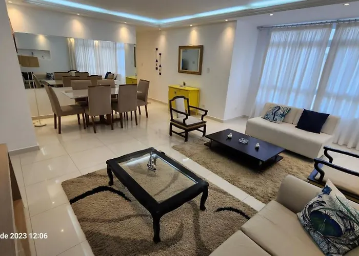 Apartamento Pe Na Areia Inteiro-4 Quartos 3 Cama Casal ,4 Camas Solteiro-3 Salas Cozinha